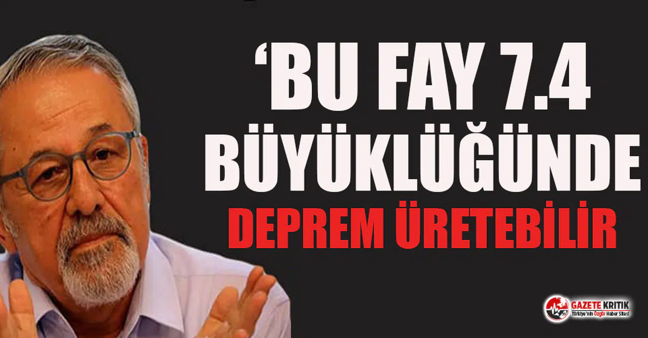 Prof. Dr. Naci Görür'den kritik deprem uyarısı!