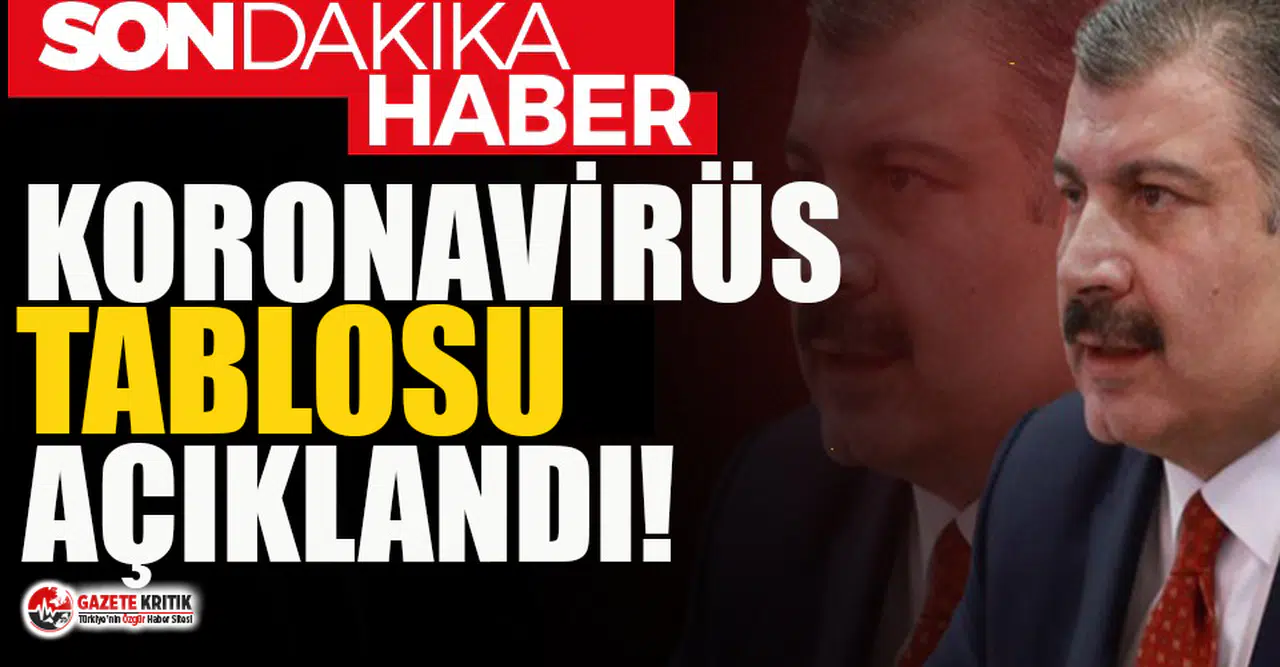 2 Eylül koronavirüs tablosu açıklandı!