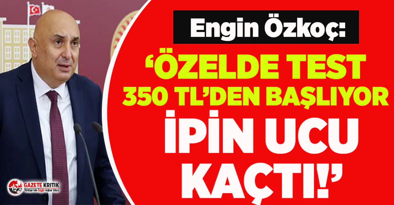 CHP'li Engin Özkoç: Hükümet koronavirüs hastalarını takip etmiyor
