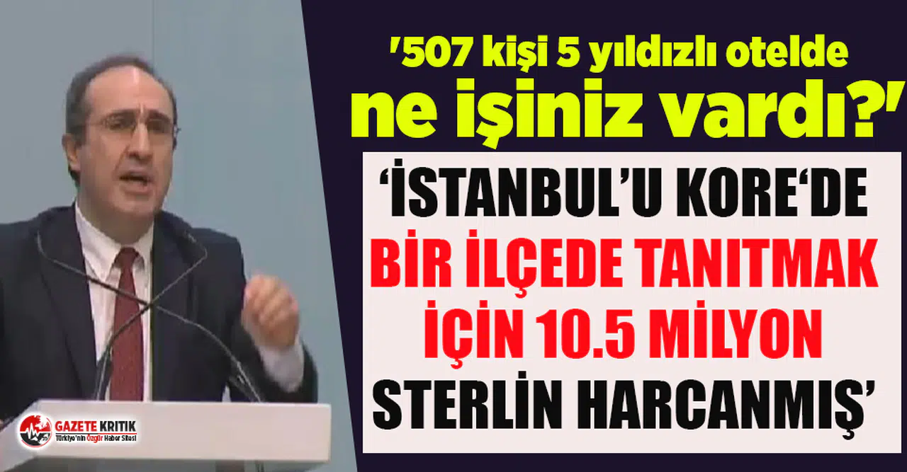 İBB'de AKP dönemindeki 10.5 milyon sterlinlik israf ortaya çıktı!