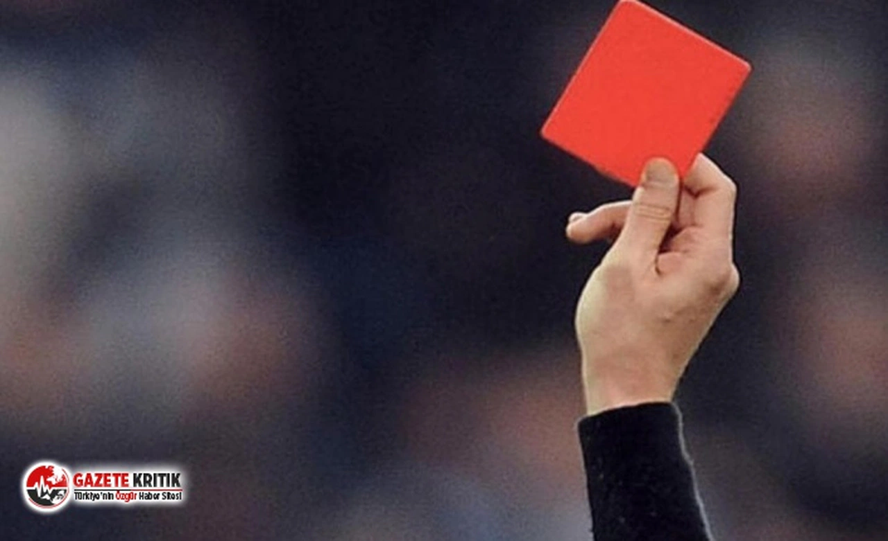 TFF, kırmızı kart kuralında değişikliğe gitti