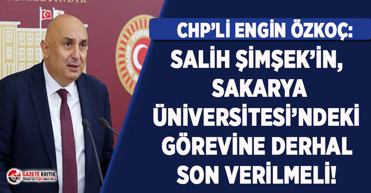 CHP'li Özkoç'tan sert çıkış: “O kişi, hala ders veriyor mu?”