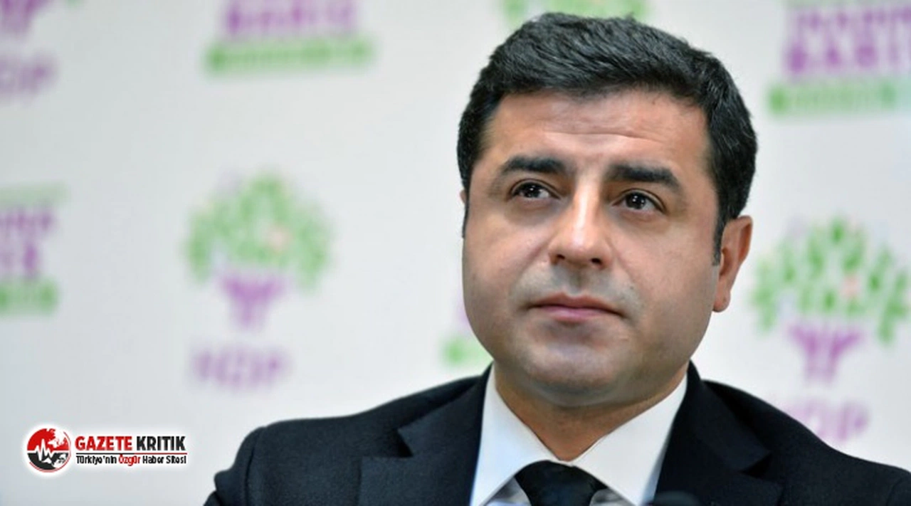 Demirtaş: Erdoğan benden korktuğu için cezaevinde tutuyor; ama dört duvara sığmayız, halk evladını asla yalnız bırakmaz