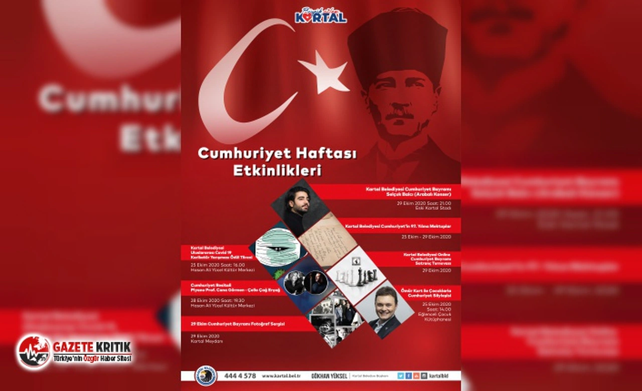 Kartal Belediyesi'nden Cumhuriyet'in 97. Yılına Yakışır Büyük Kutlama