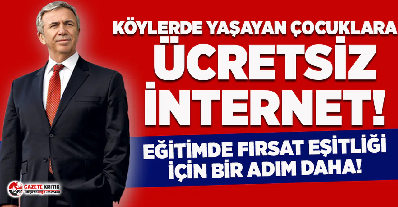 Mansur Yavaş'tan eğitimde fırsat eşitliği için bir adım daha!