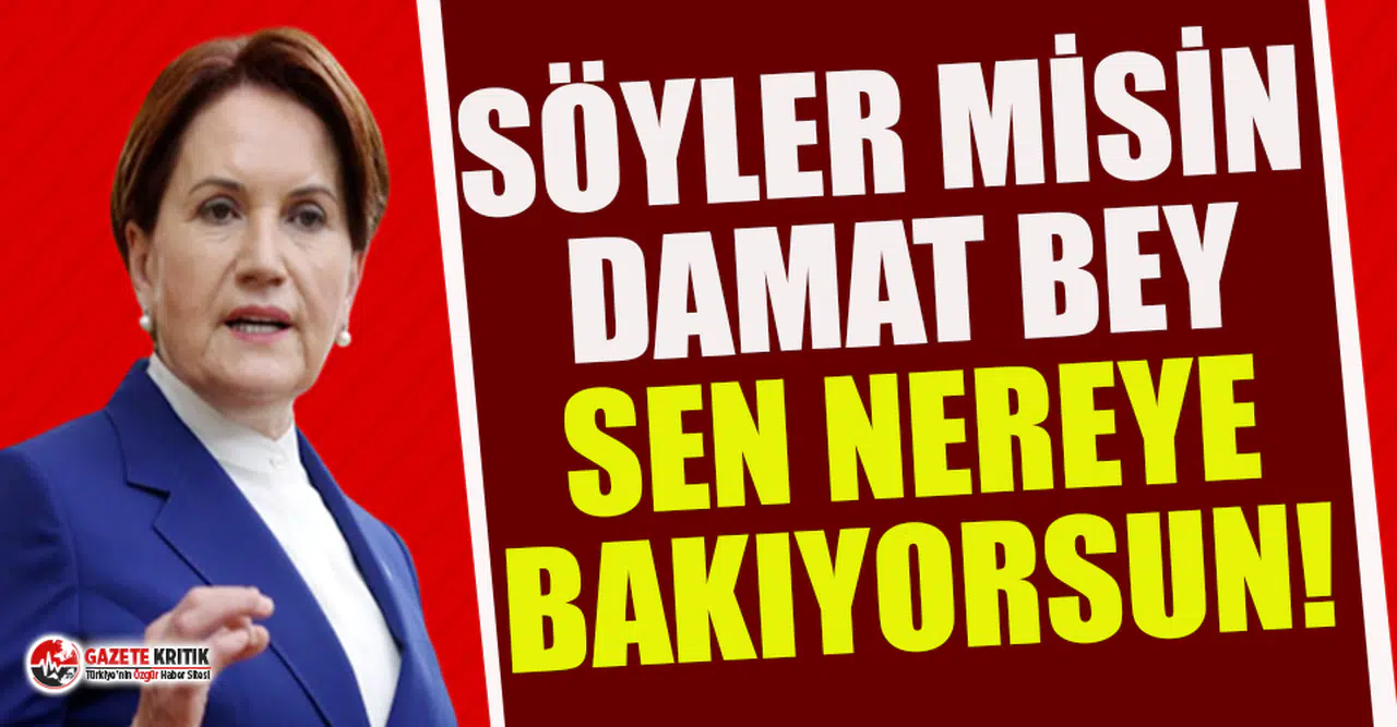 Meral Akşener'den 'ben oraya bakmıyorum' diyen Albayrak'a sert tepki!