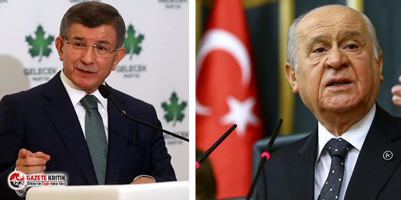 Ahmet Davutoğlu'ndan Devlet Bahçeli'ye zehir zemberek sözler!