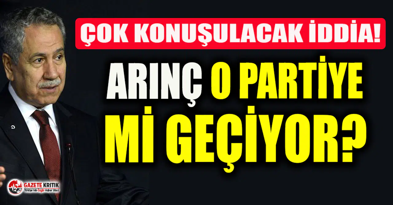 Bomba iddia! Bülent Arınç ve çok sayıda AKP'li vekil o partiye katılacak