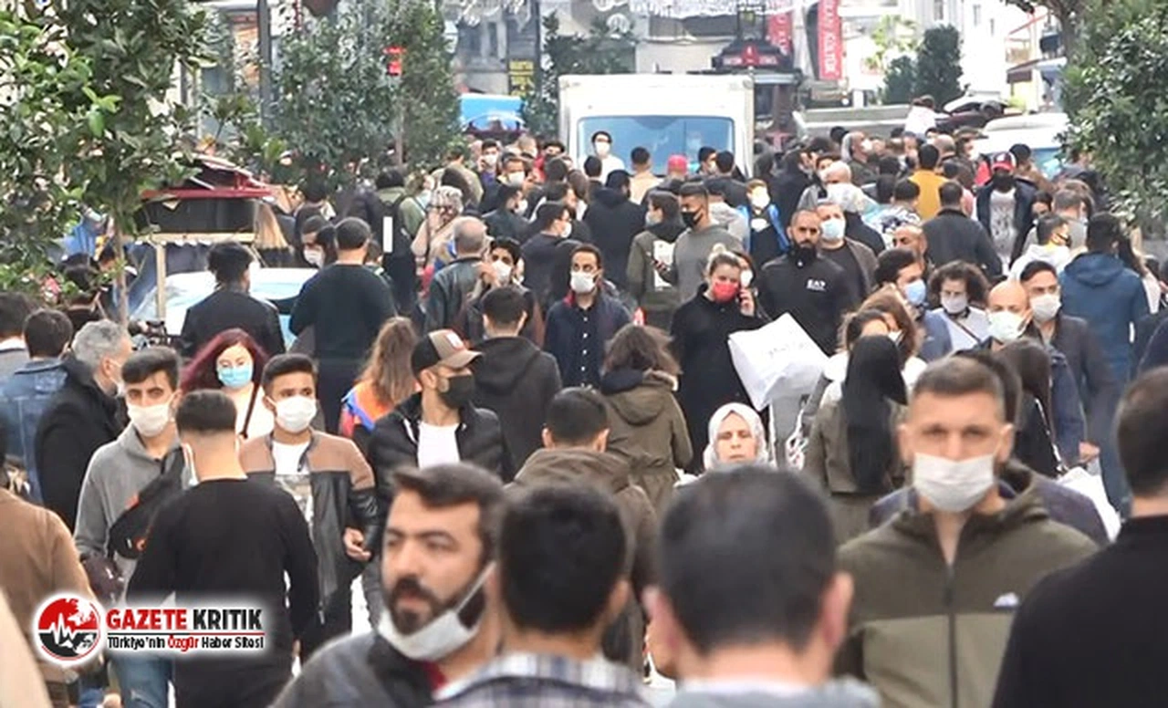 İstiklal Caddesi'nde korkutan kalabalık