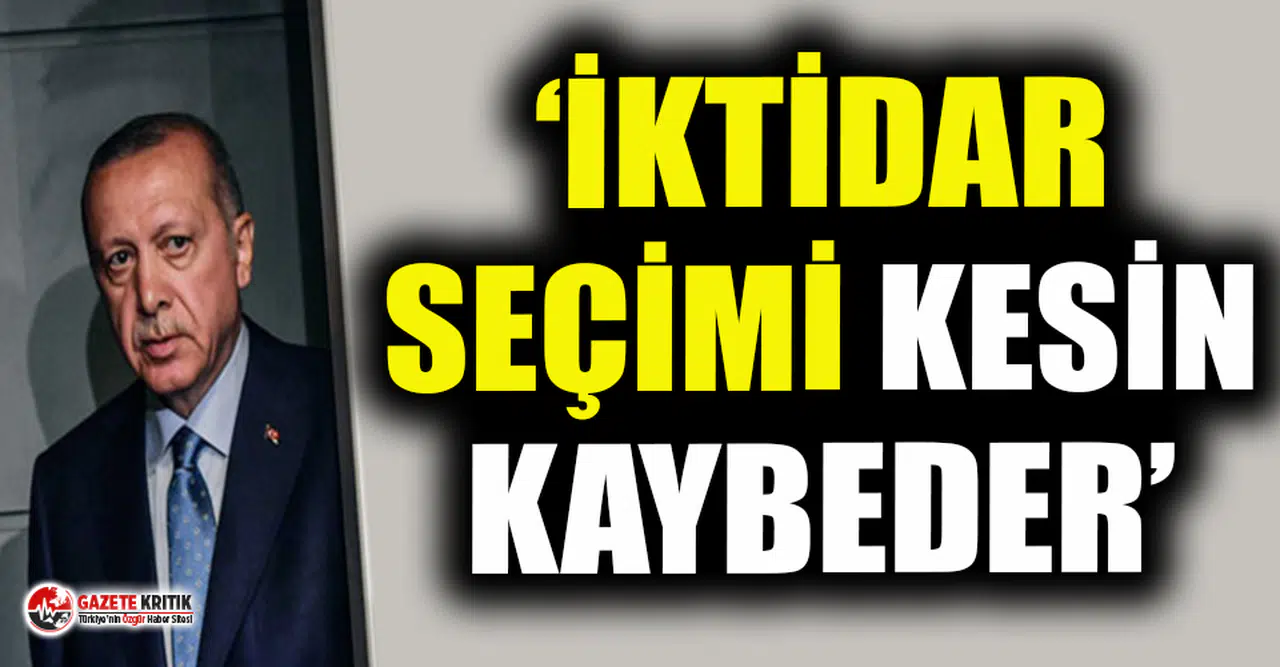 Metropoll'den anket grafiği:  ‘Bu şartlarda erken seçim olursa iktidar kesin kaybeder’