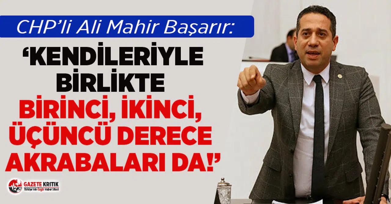 CHP'li Başarır: 'Cumhurbaşkanı avukatlarının mal varlığı araştırılsın'