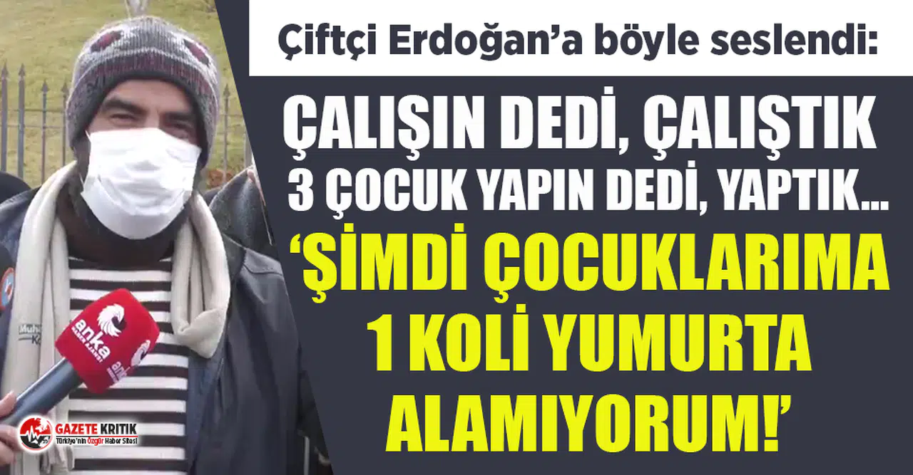 Ankara'da Erdoğan'a protesto: ‘3 çocuk yapın dedi yaptık, şimdi çocuklarıma bir koli yumurta bile alamıyorum!'
