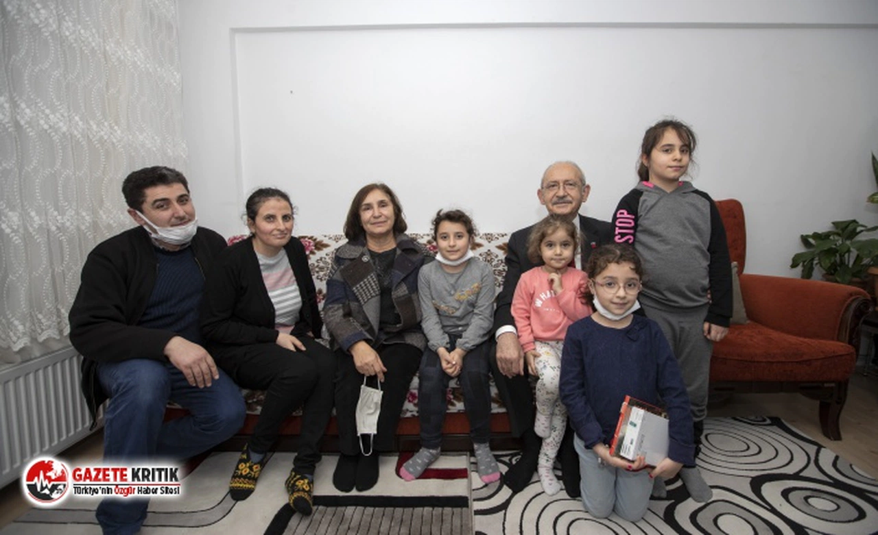 Kemal Kılıçdaroğlu çifti apartman görevlisi Büke Ailesi'ni ziyaret etti