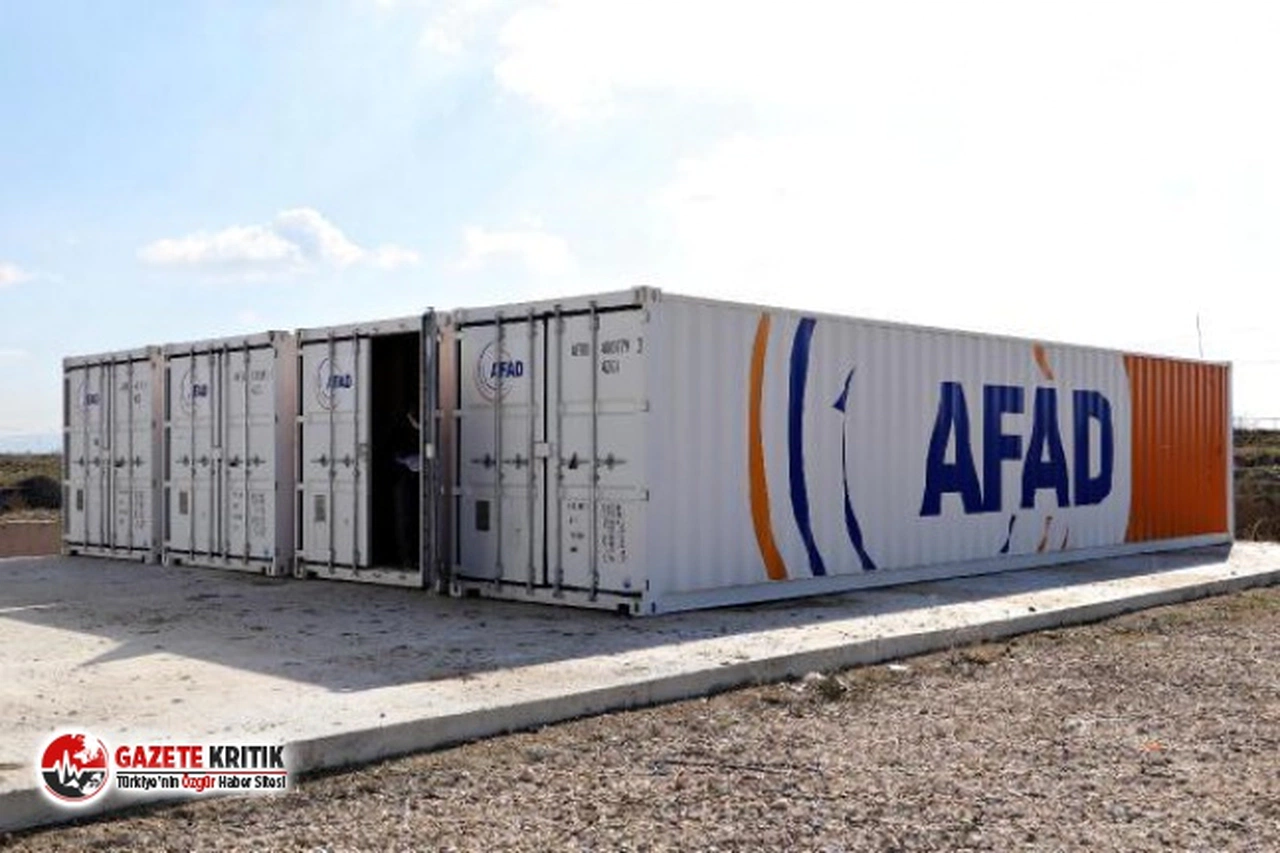 AFAD'ın konteynerlerinden yardım malzemesi çalındı