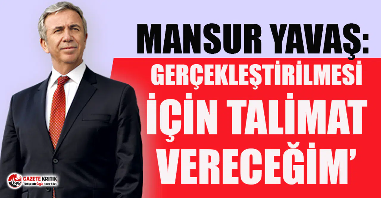 Çocuklar hayallerini anlattı, Mansur Yavaş harekete geçti