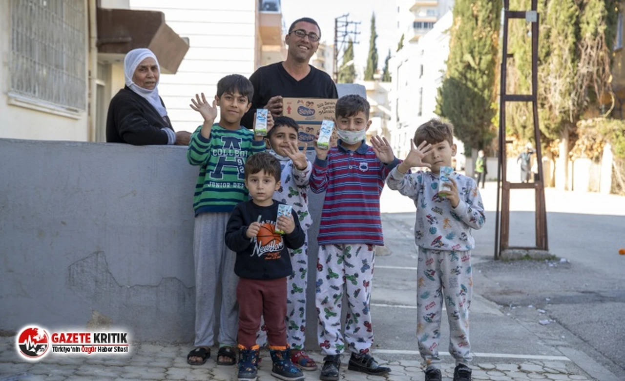Mersin Büyükşehir,1,5 Milyon Hedefi için Sütleri Mahalle Mahalle Dağıtıyor!