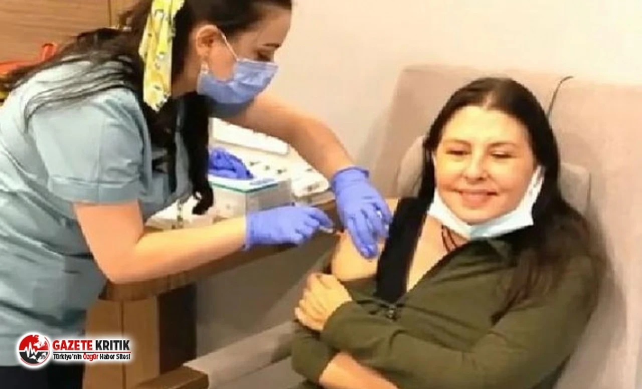 Şarkıcı Nilüfer koronavirüs aşısı yaptırdı