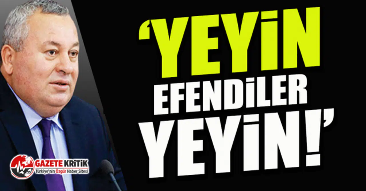 Cemal Enginyurt'tan AKP'ye 'pudra şekeri' tepkisi