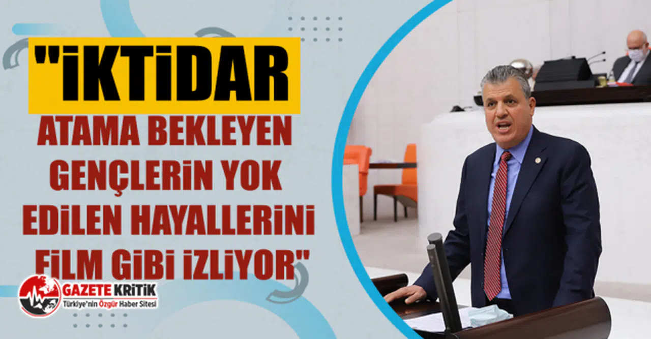 CHP'li Ayhan Barut, sağlıkta atamaları yine Meclis gündemine taşıdı