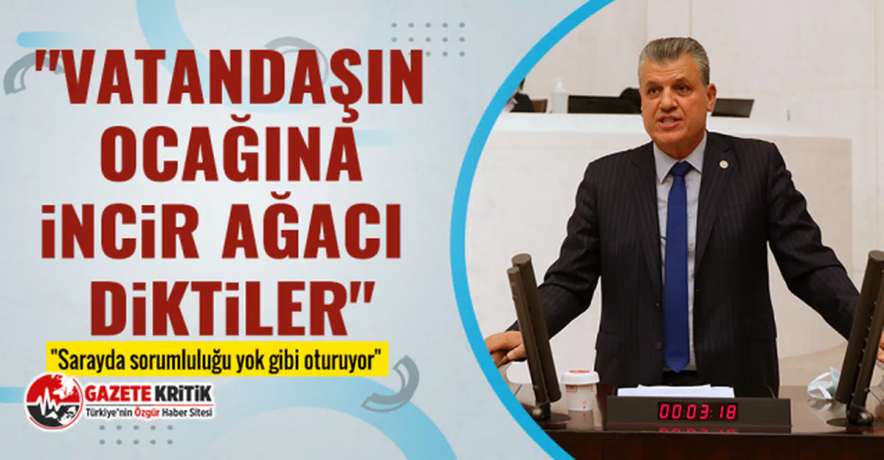 CHP'li Ayhan Barut'tan Meclis'te 'sorumsuz sorumlulara' tepki