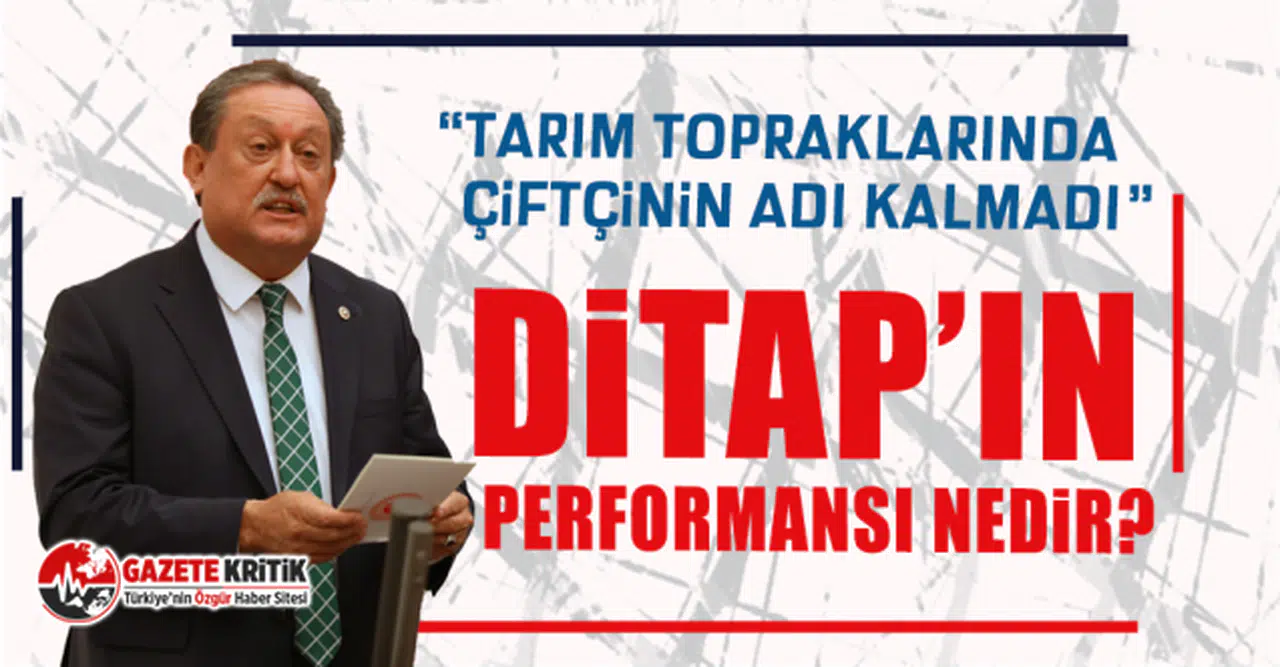 CHP'li Özer: Tarım Topraklarında Çiftçinin Adı Kalmadı