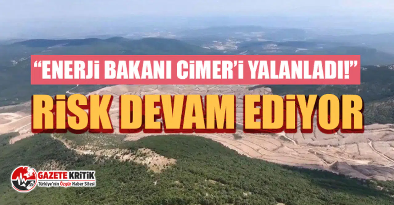 CHP'li Özgür Ceylan: Alamos gold’un kirazlı’daki altın madeninde Risk devam ediyor!