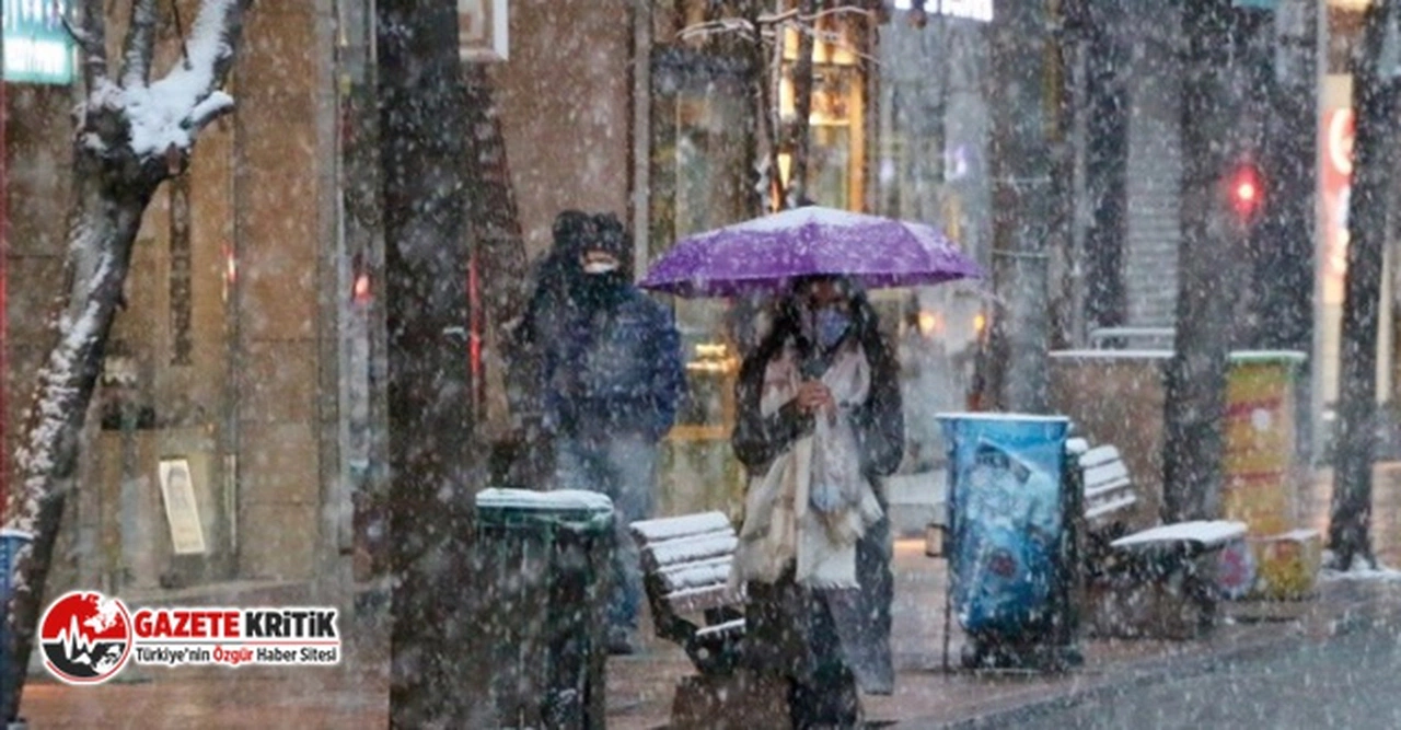 Meteoroloji'den 7 il için kar ve karla karışık yağmur uyarısı