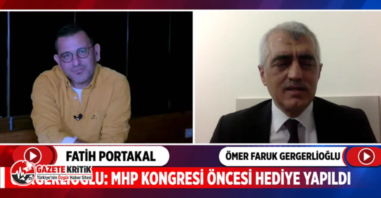 Ömer Faruk Gergerlioğlu:HDP'nin kapatılma talebi MHP kongresi öncesi bir hediye