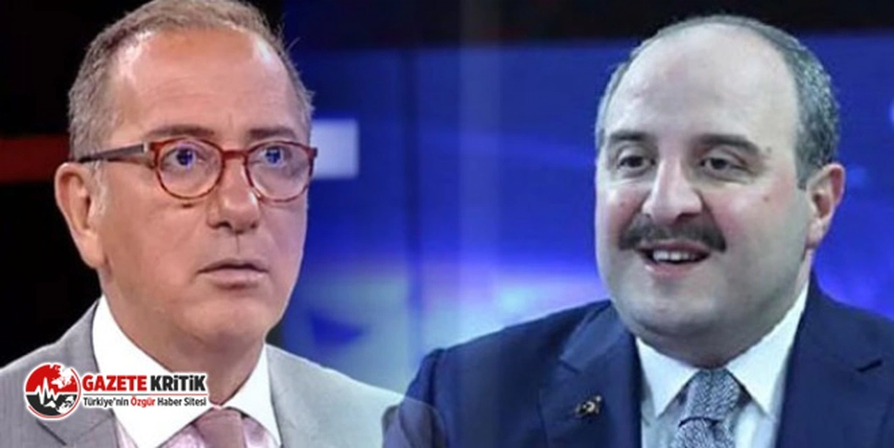 Bakan Varank'tan Fatih Altaylı'ya: Her lüzumsuzluğa cevap vermem ama bu çok bilmişe cevap vereceğim