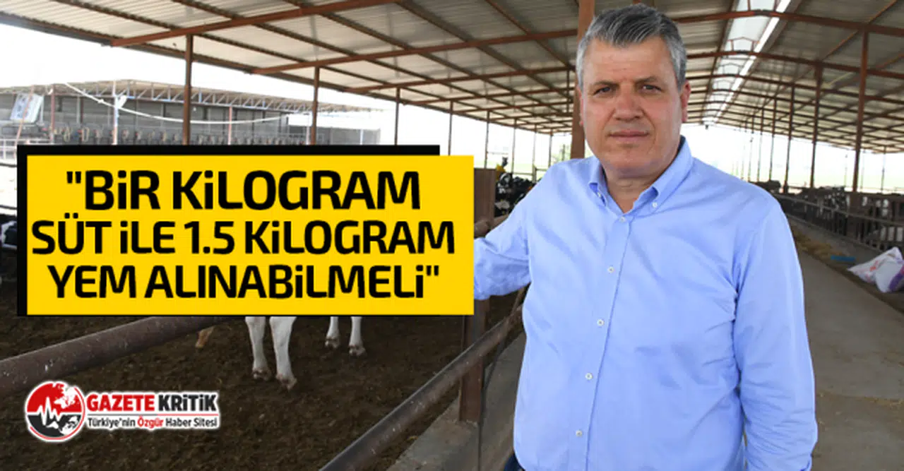 CHP'li Ayhan Barut: "Bir kilogram süt ile 1.5 kilogram yem alınabilmeli"