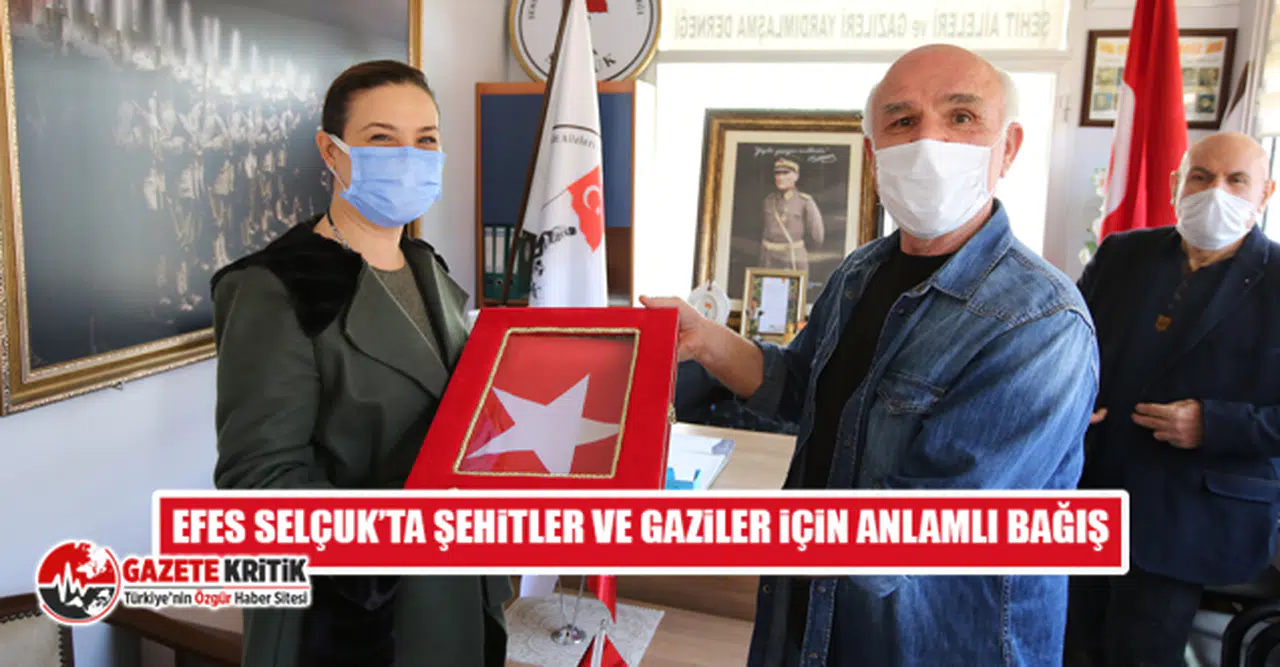 Efes Selçuk’ta Şehitler Ve Gaziler İçin Anlamlı Bağış