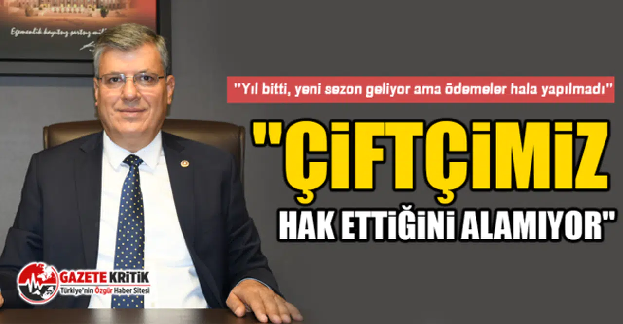 CHP'li Ayhan Barut, Meclis'te yağlı tohum desteklemelerinin ödenmesi için çağrı yaptı