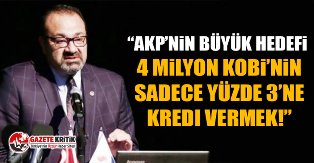 CHP'li Bayram Yılmazkaya: 5 Milyarlık Destek Paketinden Faydalanacak Firma Kalmadı!
