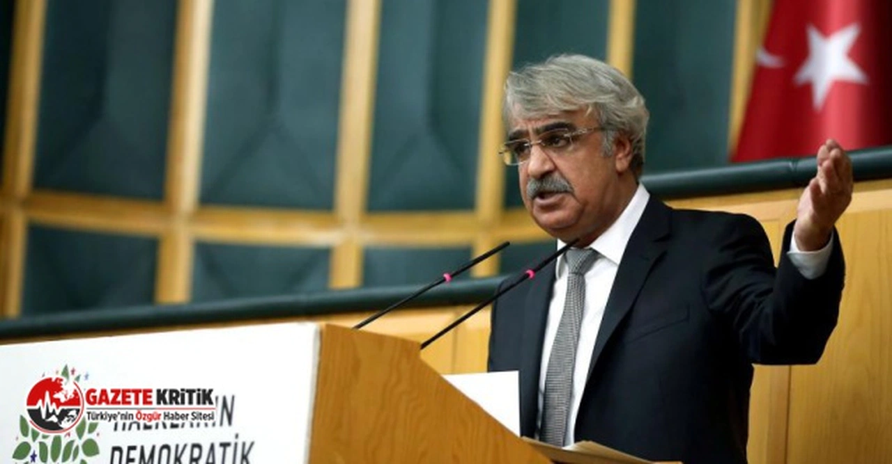 HDP Eş Başkanı Mithat Sancar:Bütün ülkeye demokrasidir, özgürlüktür, bütün halklara eşitliktir