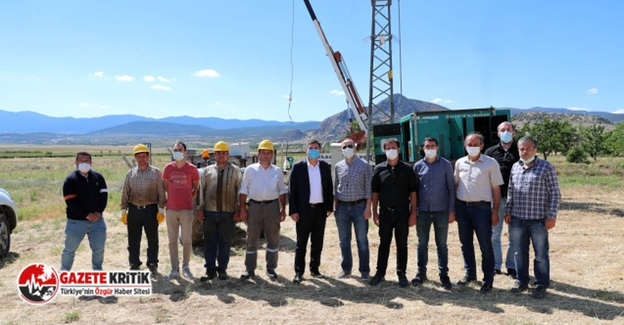 Başkan Ercengiz, Senir Kasabasındaki su kuyularında yapılan çalışmaları yerinde inceledi