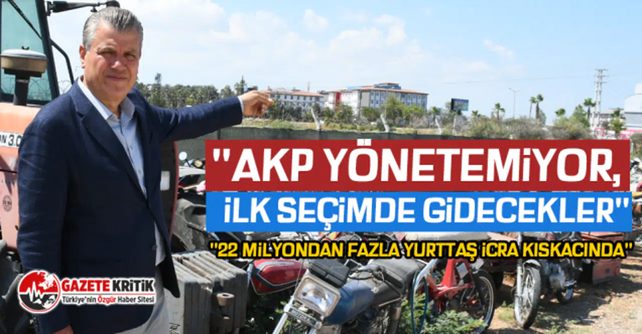 CHP'li Ayhan Barut, dolup taşan yediemin depolarından iktidara seslendi!