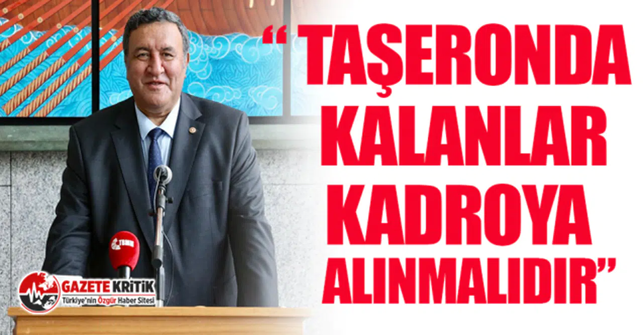 CHP'li Gürer: “Aile hekimleri ve çalışanların özlük hakları iyileştirilmelidir”