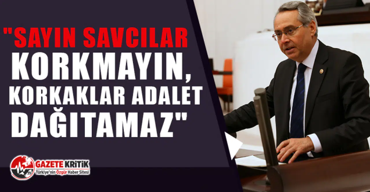 CHP'li Rafet Zeybek: “Harekete geçmezseniz bu suça ortak olursunuz”