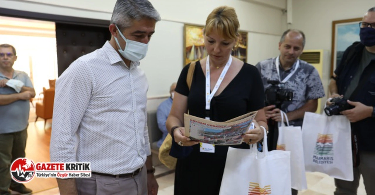 Marmaris Belediye Başkanı Mehmet Oktay Romanyalı gazetecileri ağırladı