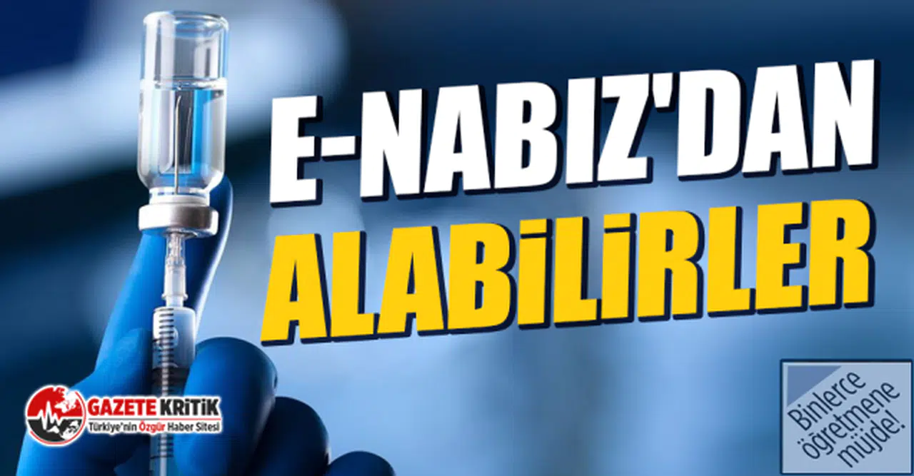 Milli Eğitim Bakanı Ziya Selçuk'tan aşı açıklaması: e-Nabız'dan alabilirler