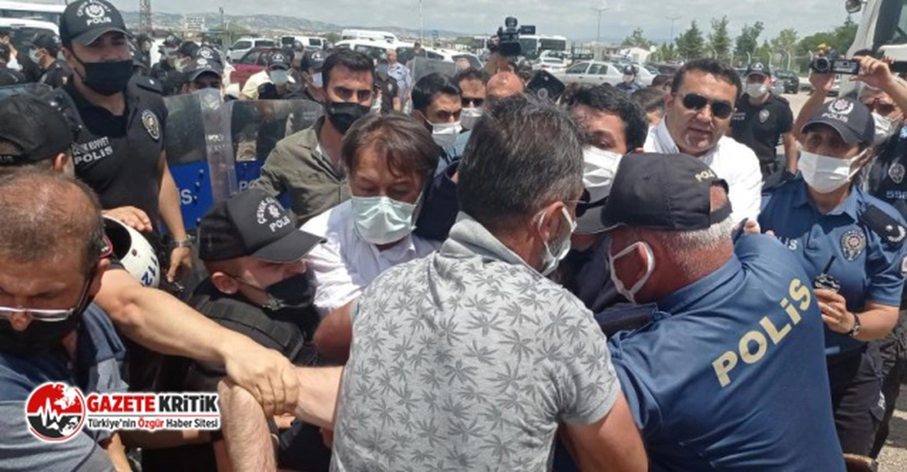 Gergerlioğlu için başlatılan Adalet Nöbeti’ne polis müdahalesi:Salih Gergerlioğlu gözaltına alındı!