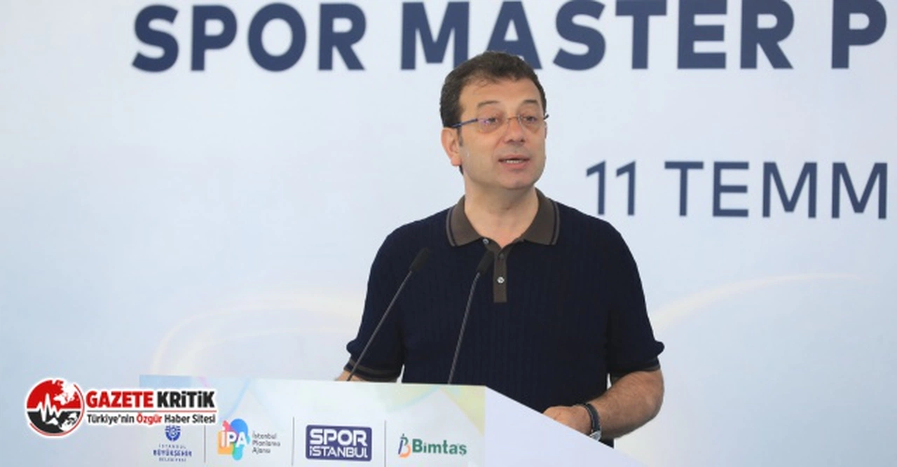 İmamoğlu:Benim için çılgın proje İstanbul’da spor yapmayan çocuğun kalmamasıdır!