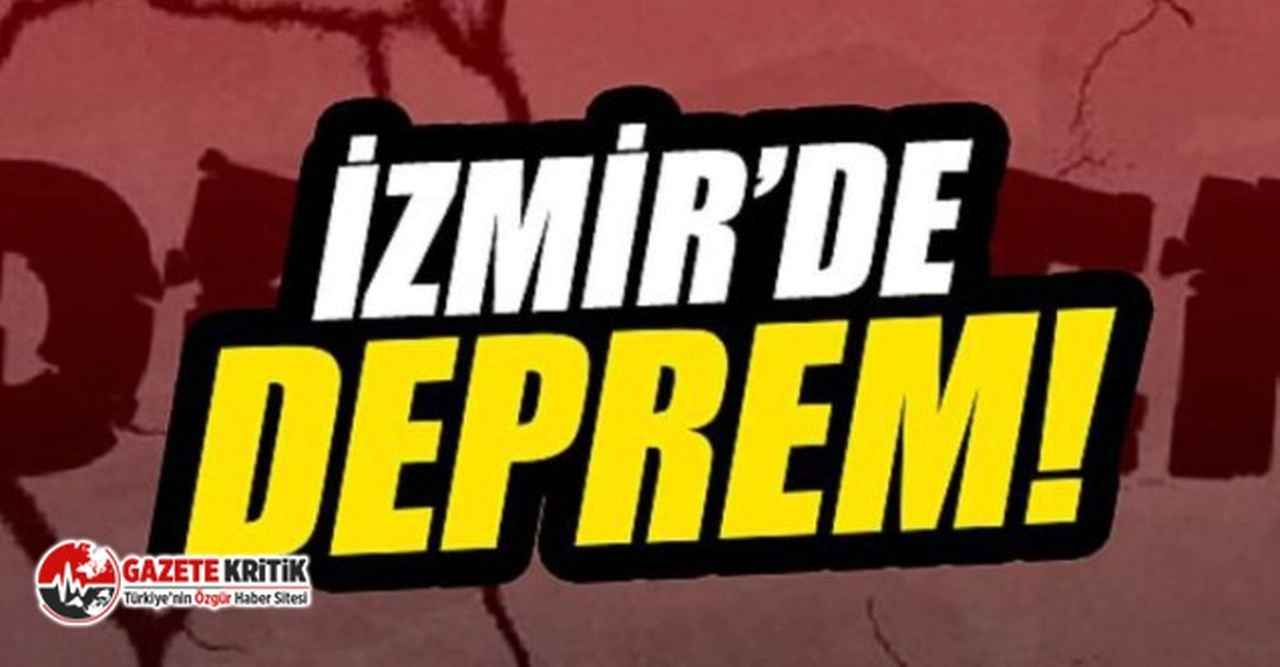 İzmir açıklarında son 1 saatte 47 adet deprem meydana geldi