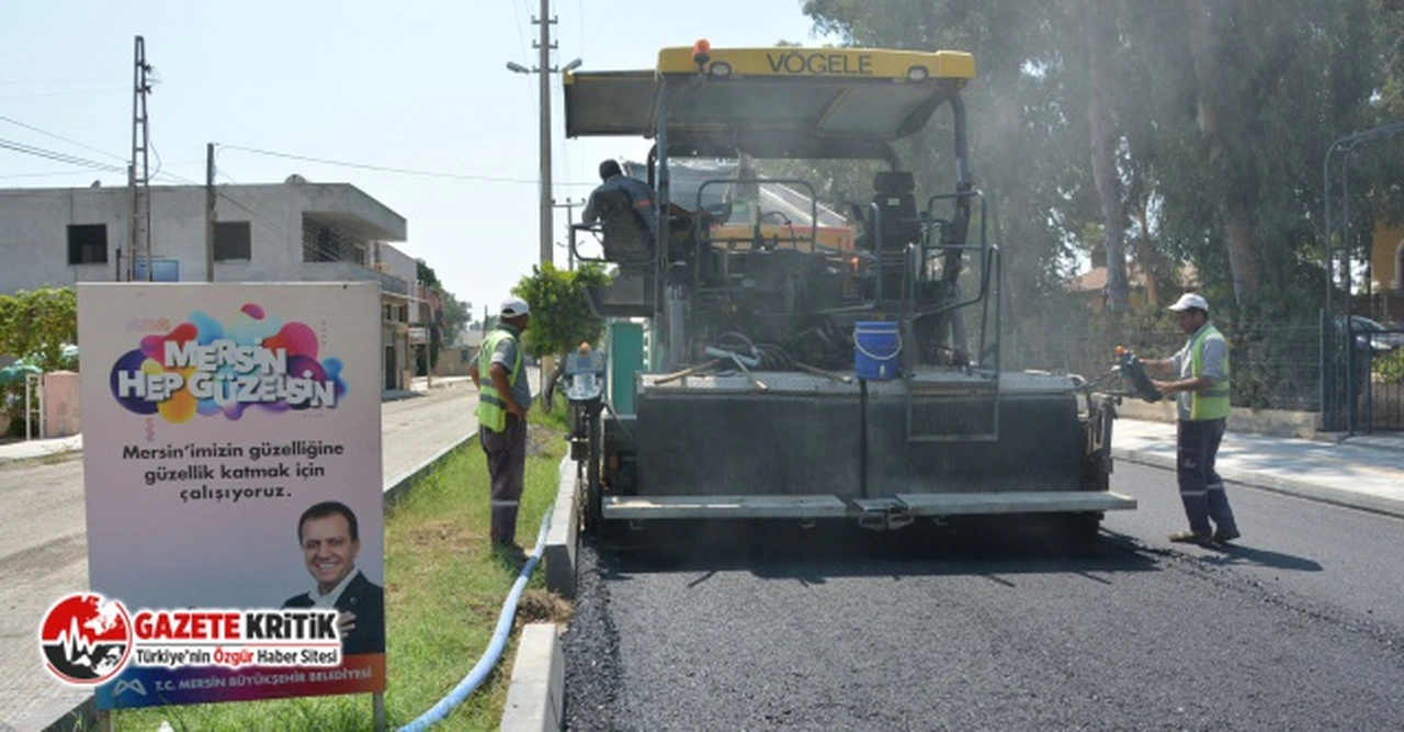 Mersin Büyükşehir’in Beğeni Toplayan Cadde Yenileme Çalışmaları Birçok Noktada Devam Ediyor