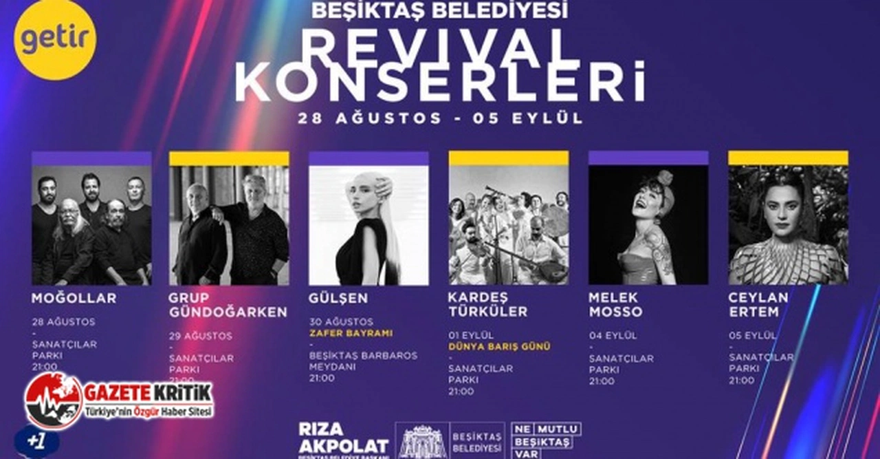 Beşiktaş'ta REVIVAL Konserleri Başlıyor!