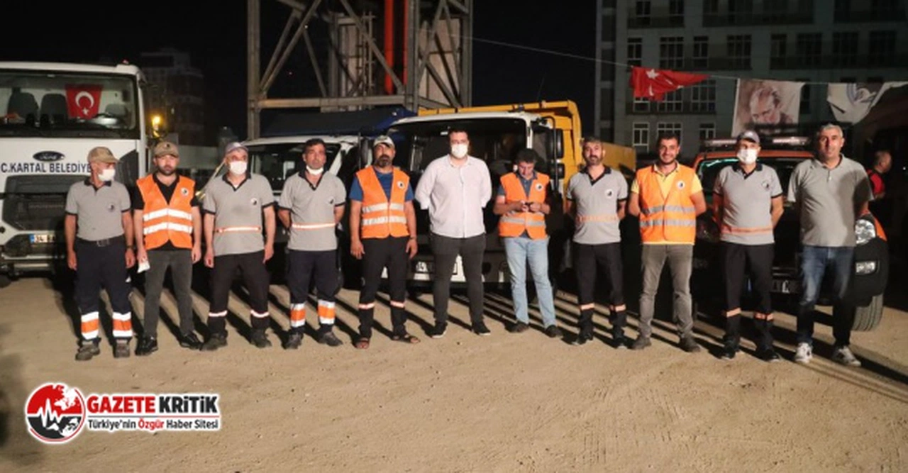 Kartal Belediyesi’nden Sel Mağdurlarına Yardım Eli