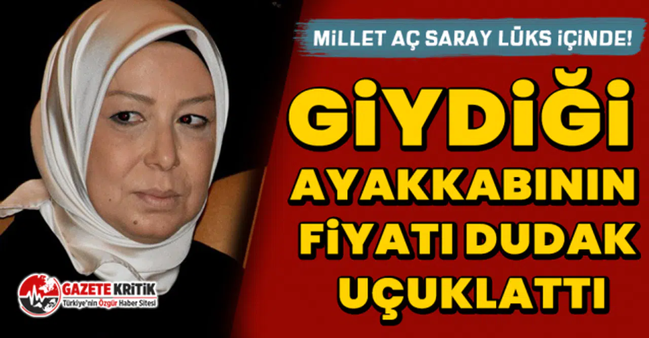 Millet aç Saray lüks içinde!  Giydiği ayakkabının fiyatı dudak uçuklattı