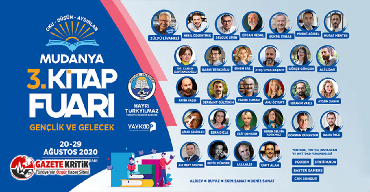 Mudanya 3. Kitap fuarı başlıyor