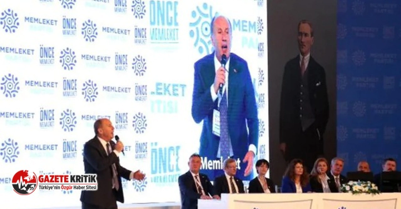 Muharrem İnce Cumhurbaşkanlığı'na adaylığını açıkladı