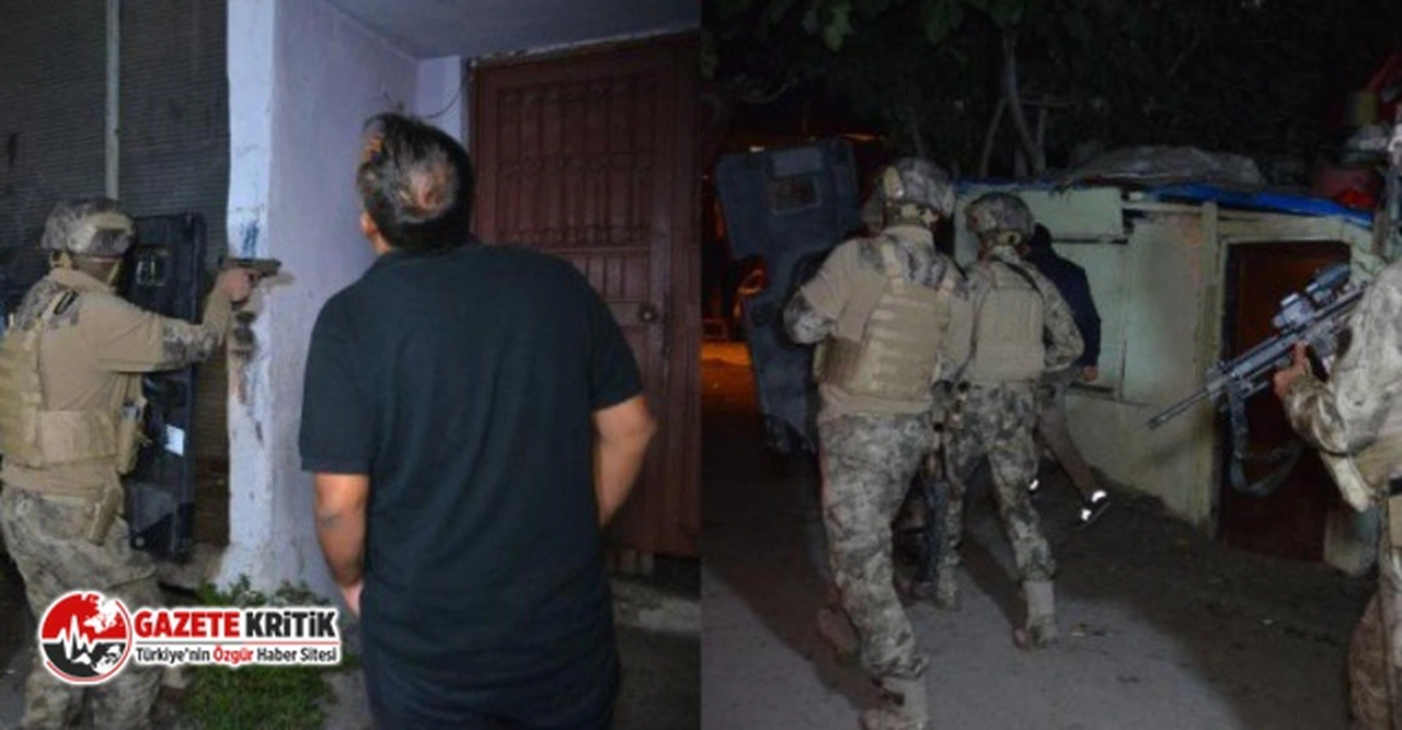 Adana'da Cono aşiretine operasyon: Çok sayıda şüpheli gözaltına alındı